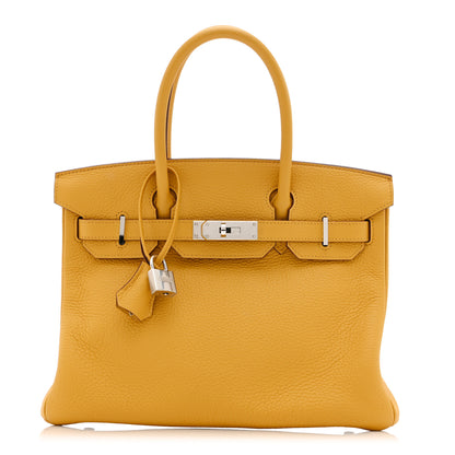 Hermes Togo BIRKIN 30 Jaune Ambre 1 of 10