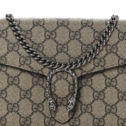 Gucci GG Supreme Monogram Mini Dionysus Chain Wallet Beige Vulcanic Red 9 of 12