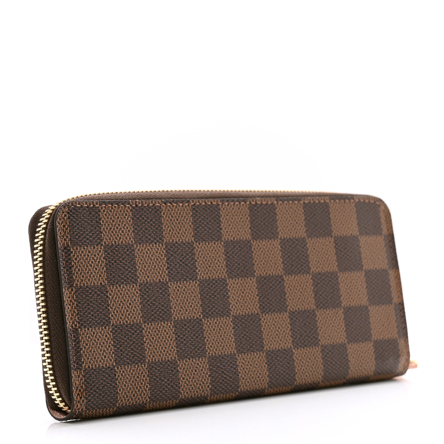 Damier Ebene Clemence Wallet Rose Ballerine