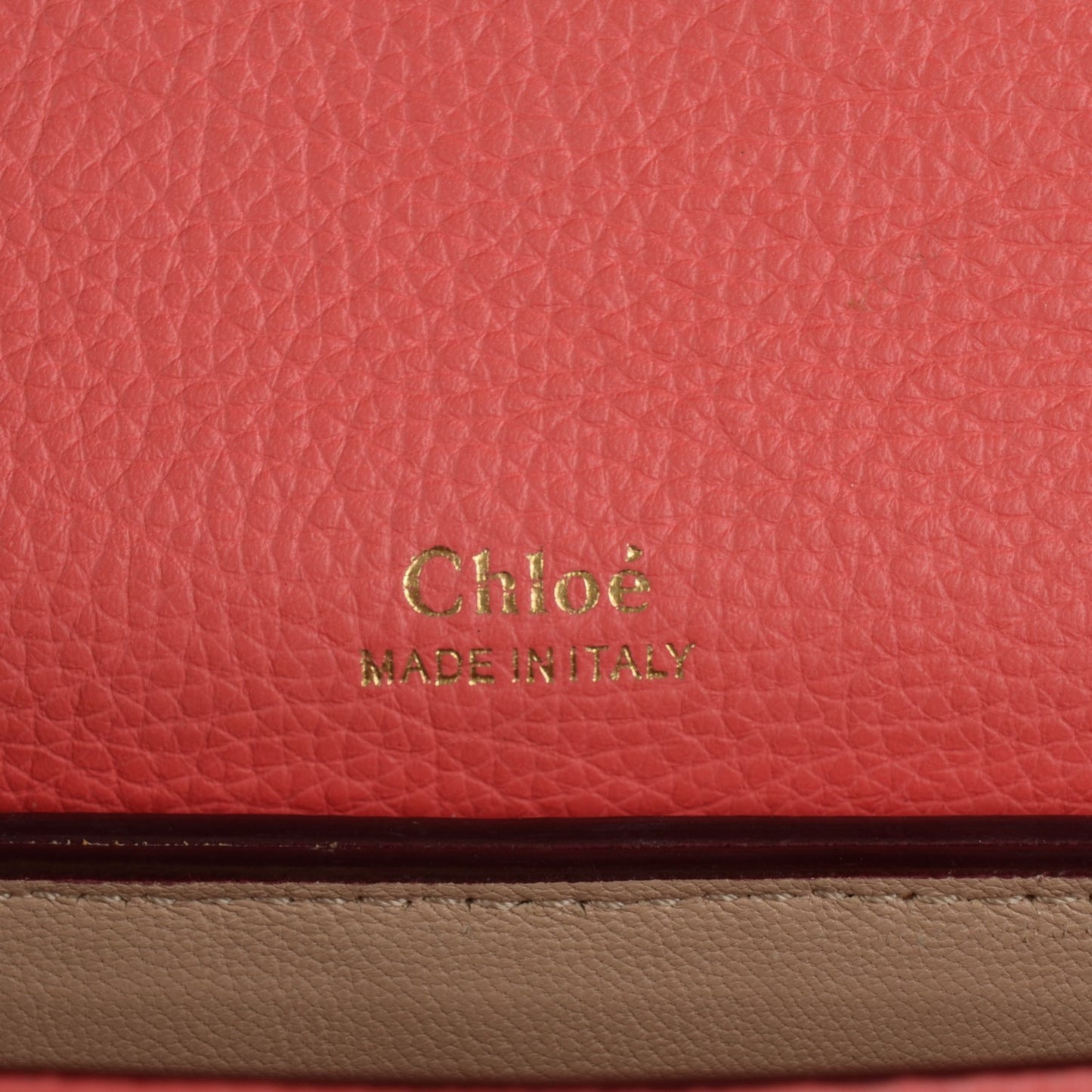 Calfskin Medium Clare Shoulder Bag Star Red