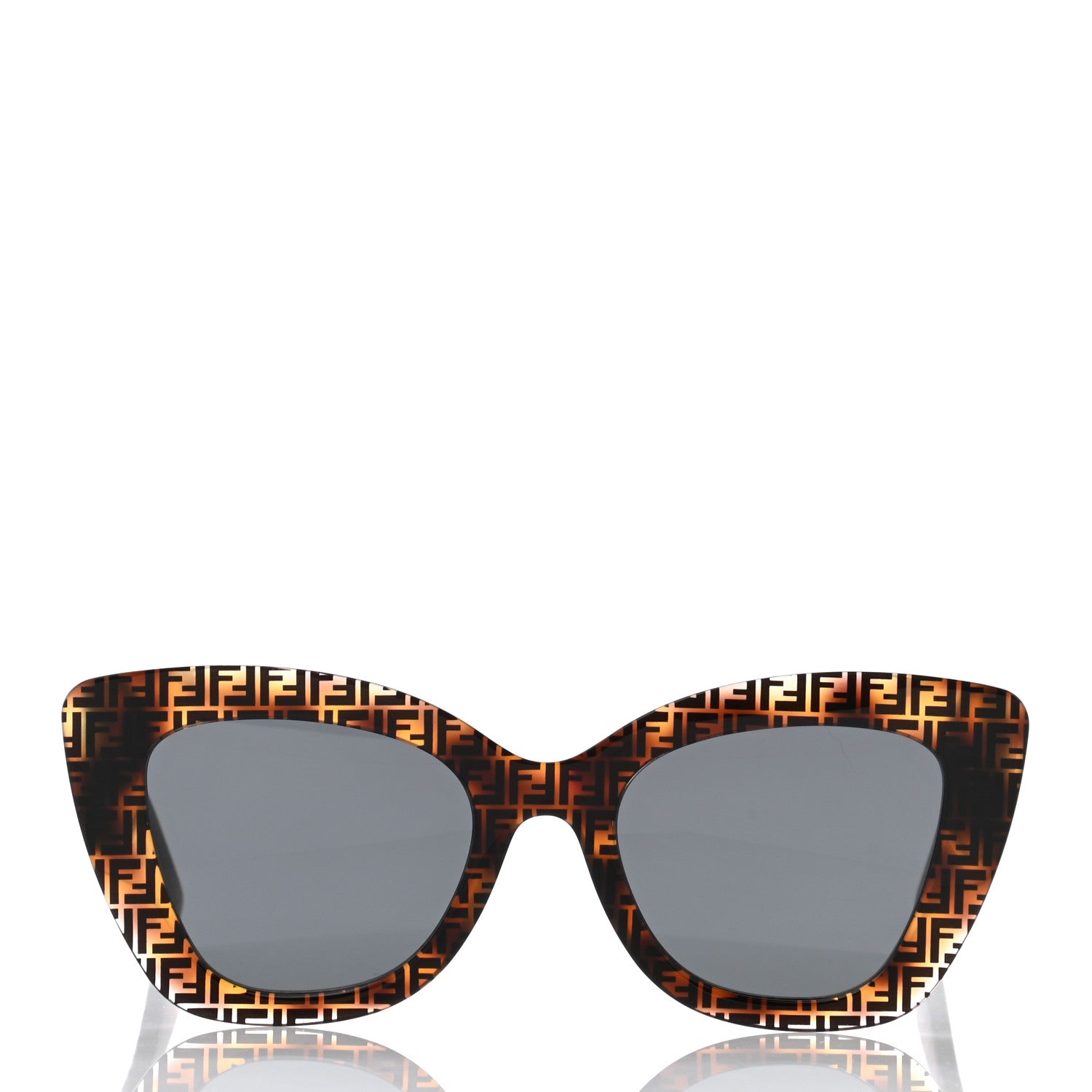 Fendi Acetate F is Fendi FF Cat Eye Sunglasses FF 0360/G/S Havana 2 of 5
