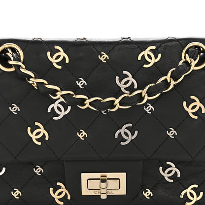Chanel Calfskin CC Punk 2.55 Reissue 224 Flap Black 8 of 14