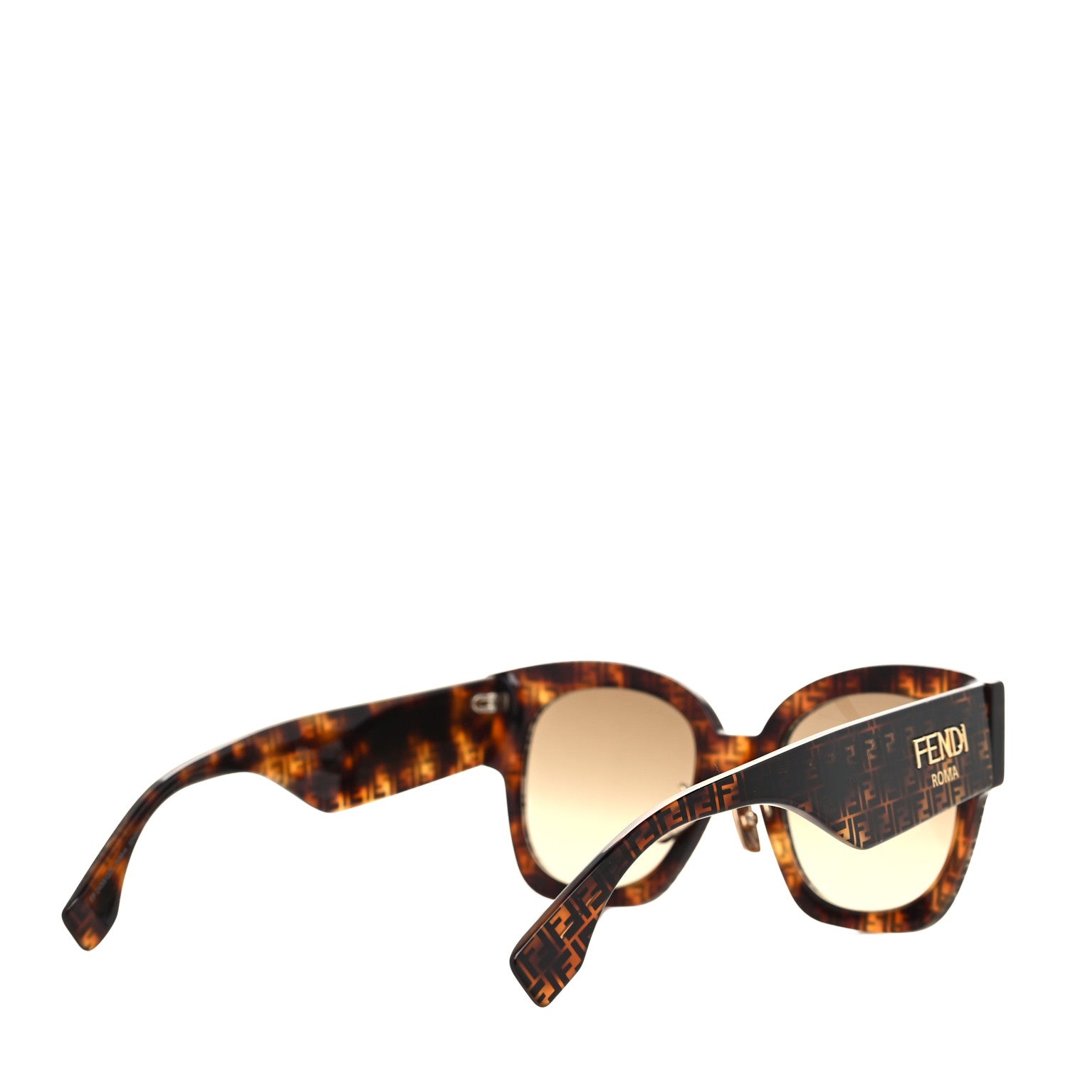 Fendi Acetate FF Sunglasses FF 0458/G/S Tortoise 4 of 8