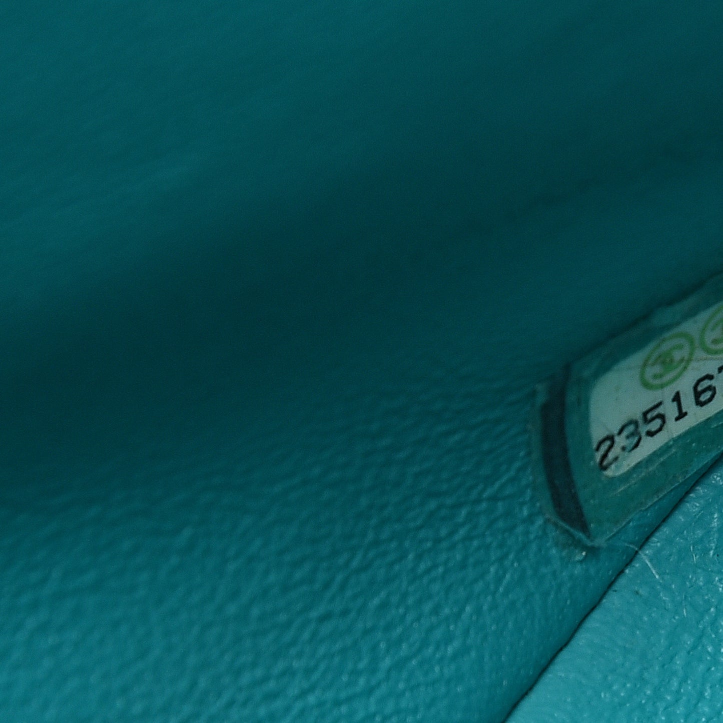 Lambskin Quilted Medium Double Flap Turquoise