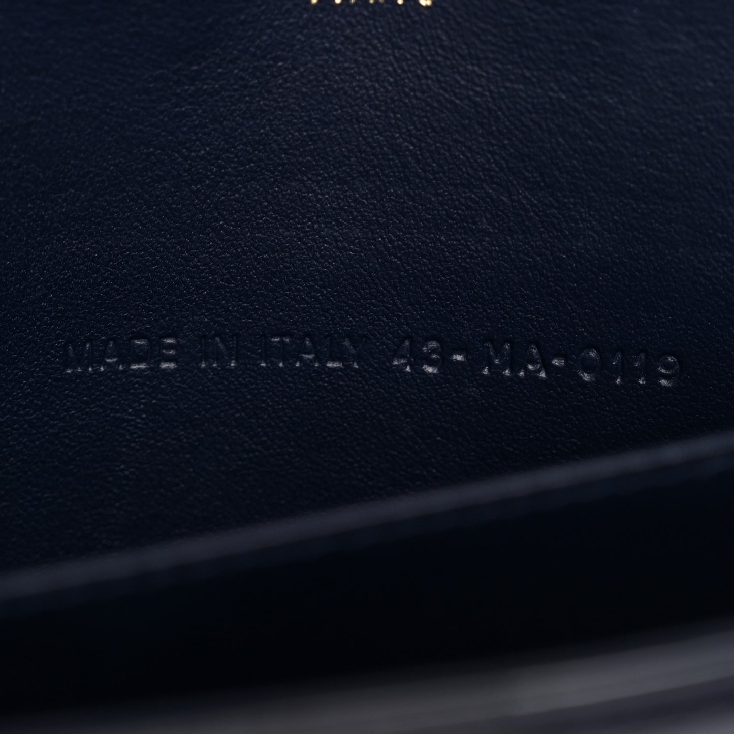 Patent Cannage Lady Dior Clutch Blue