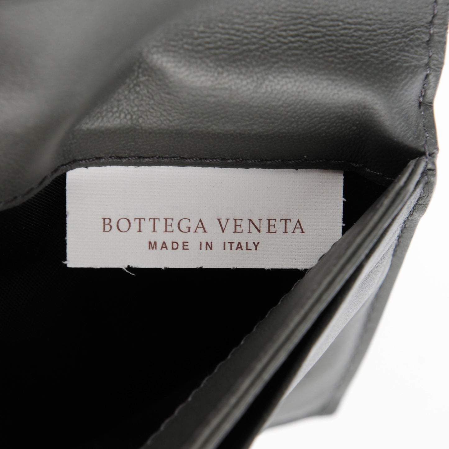 Nappa Intrecciato Continental Wallet Grey