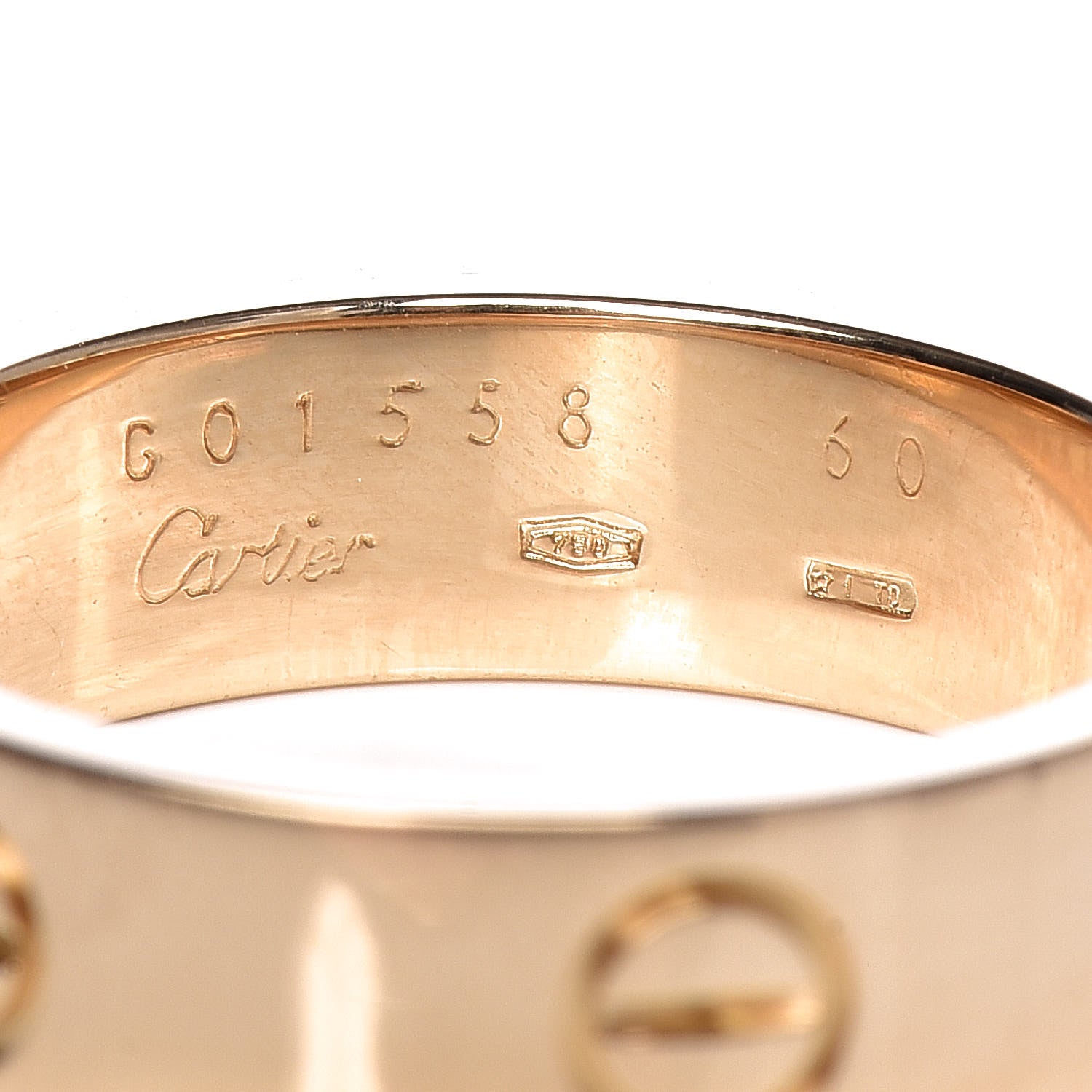 Cartier 18K Yellow Gold 5.5mm LOVE Ring 60 9 4 of 4