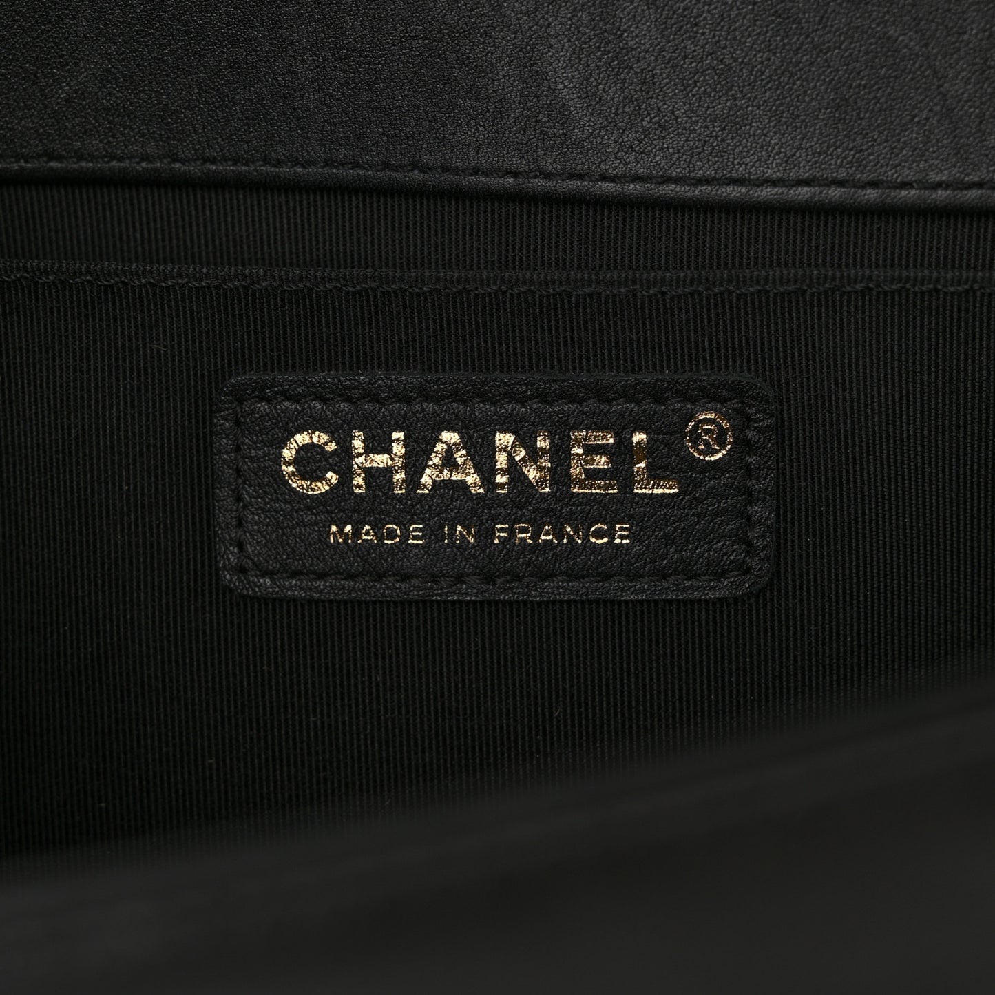 Calfskin Braided Medium Boy Flap Black