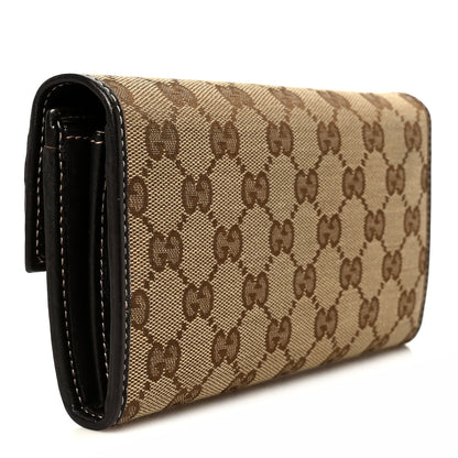 Gucci Monogram Mayfair Continental Wallet Brown 3 of 8