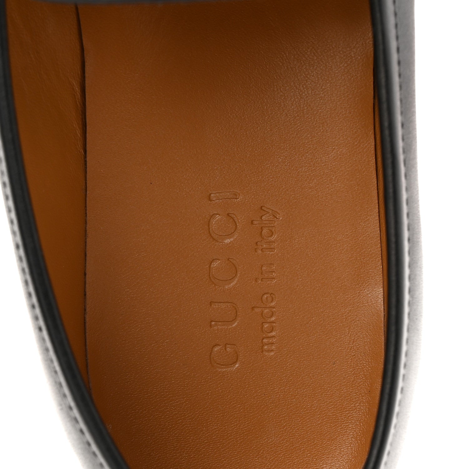 Gucci Calfskin Horsebit Mens Jordaan Loafers 8 Black 8 of 10