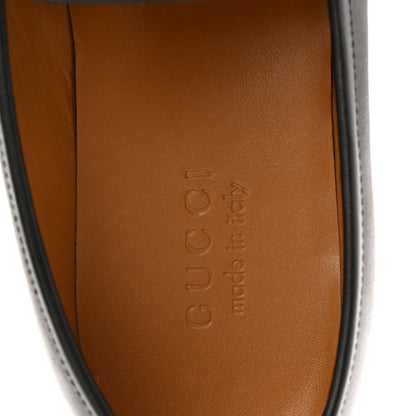 Gucci Calfskin Horsebit Mens Jordaan Loafers 8 Black 8 of 10