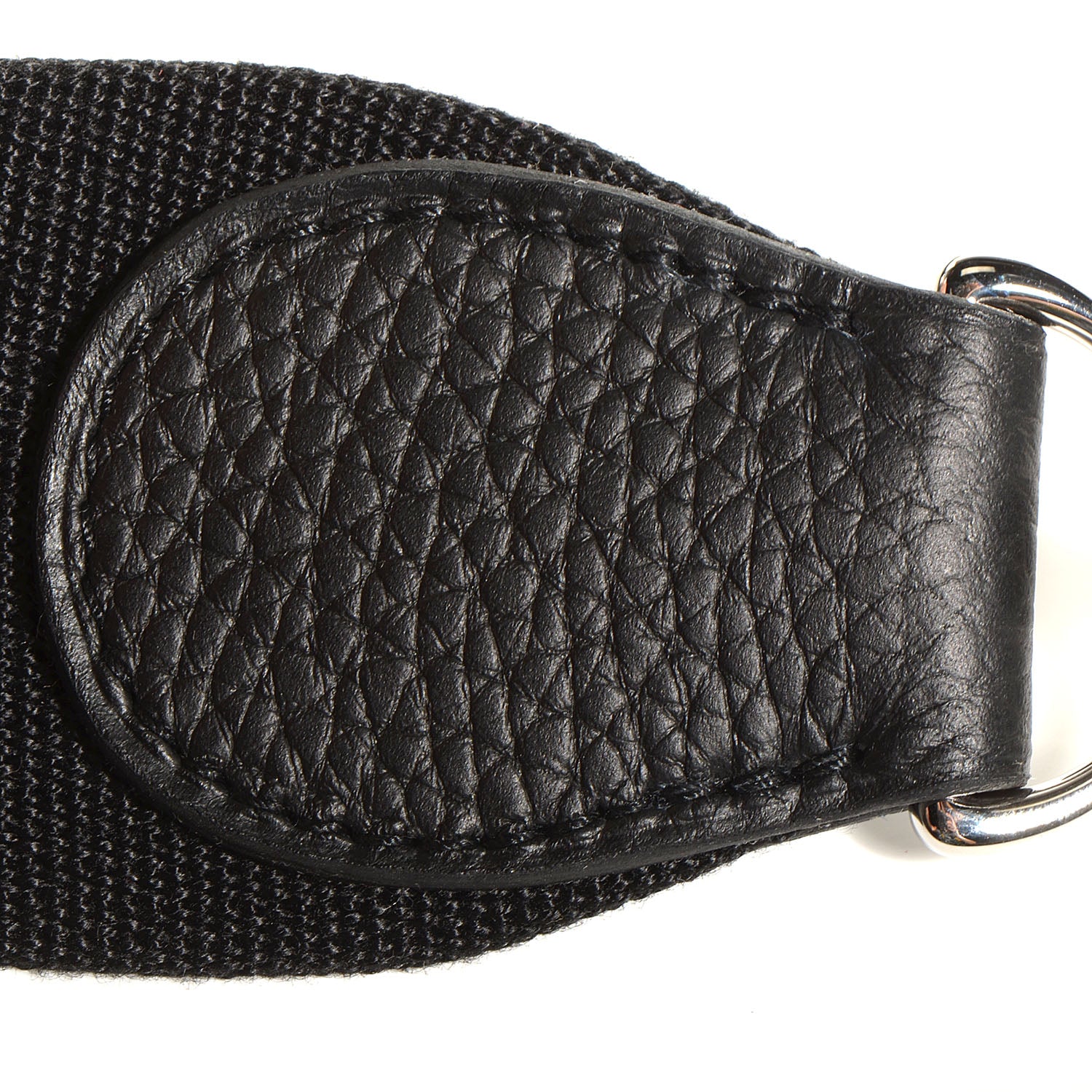 Hermes Toile Taurillon Clemence Evelyne III PM Ecru Black 9 of 18