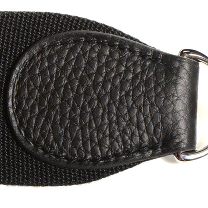 Hermes Toile Taurillon Clemence Evelyne III PM Ecru Black 9 of 18