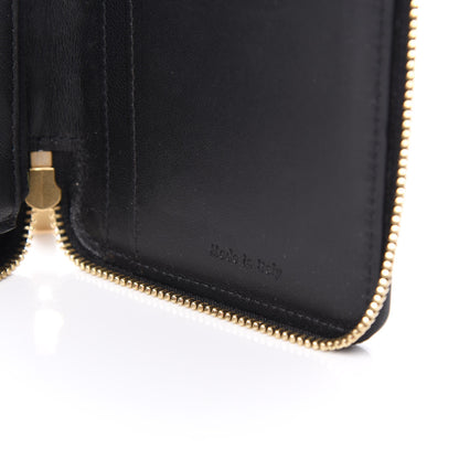 Celine Spazzolato Calfskin Zip Around Multifunction Wallet Black 8 of 9