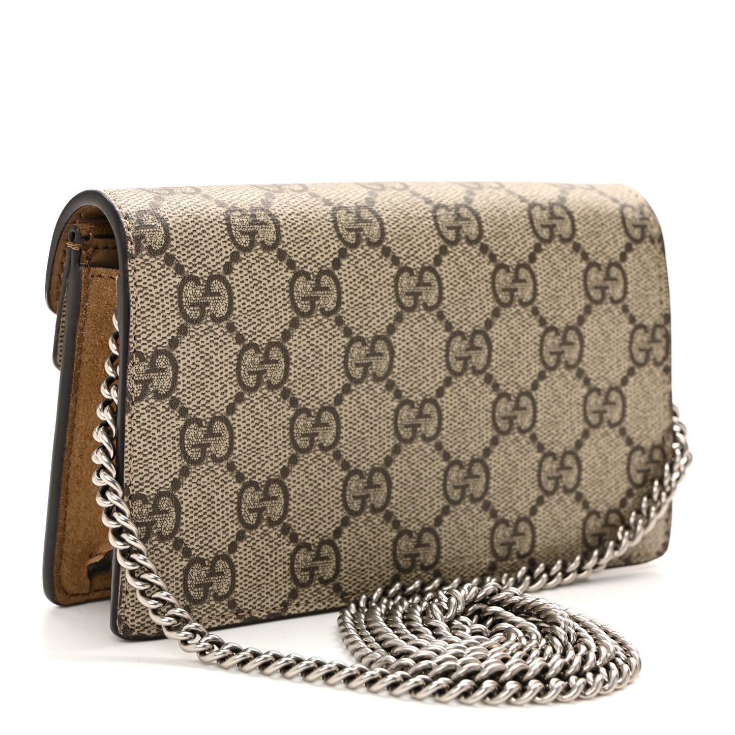 GG Supreme Monogram Super Mini Dionysus Shoulder Bag Taupe