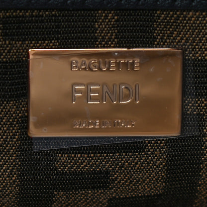 Fendi X PREF Zucca Beaded Roma Amor Baguette Tobacco Multicolor 6 of 10
