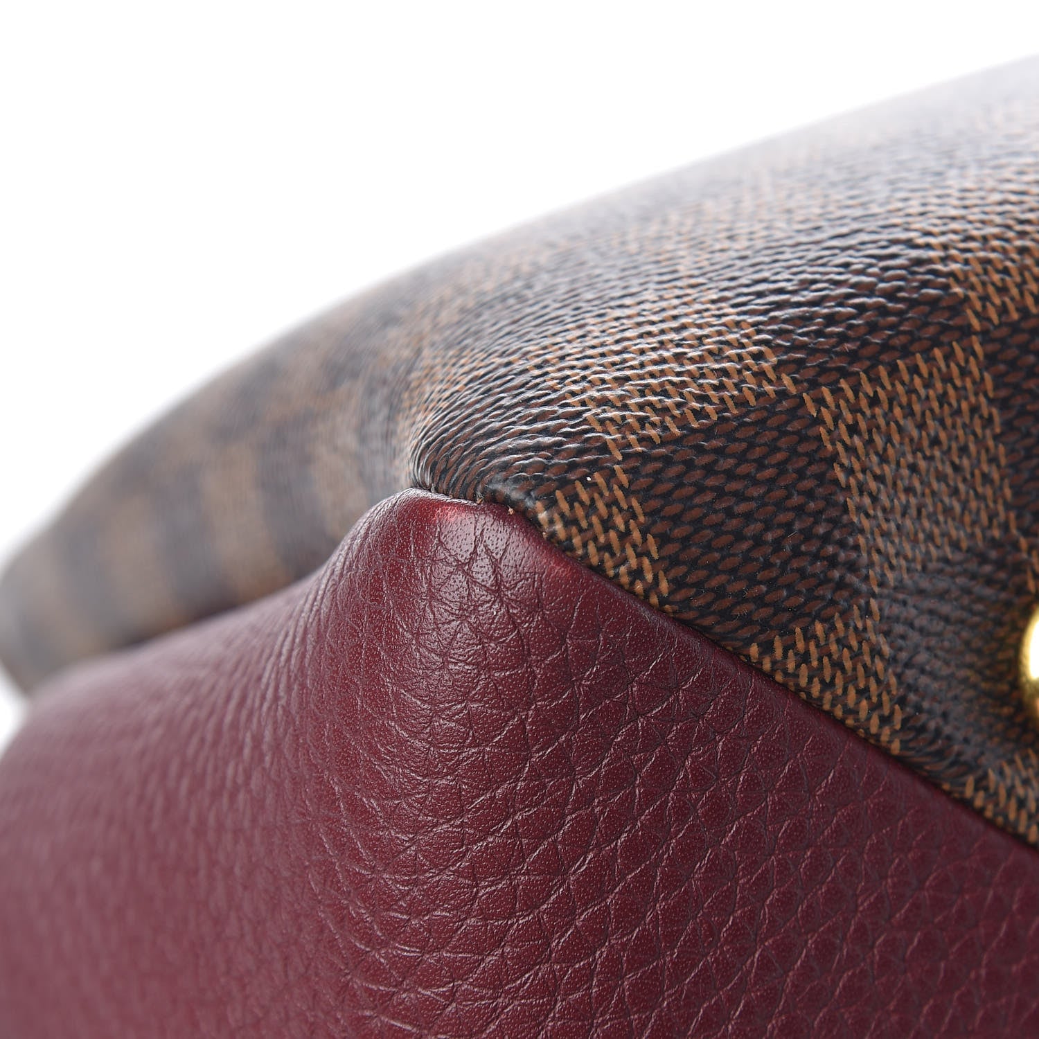 Louis Vuitton Damier Ebene Cuir Taurillon Brittany Bordeaux 10 of 15