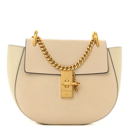 Chloe Grained Lambskin Drew Crossbody Beige 1 of 12