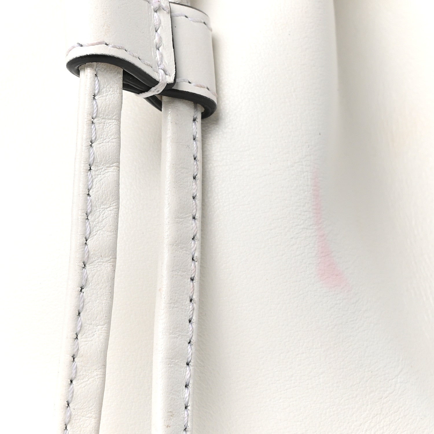 Christian Louboutin Calfskin Marie Jane Bucket White 7 of 9