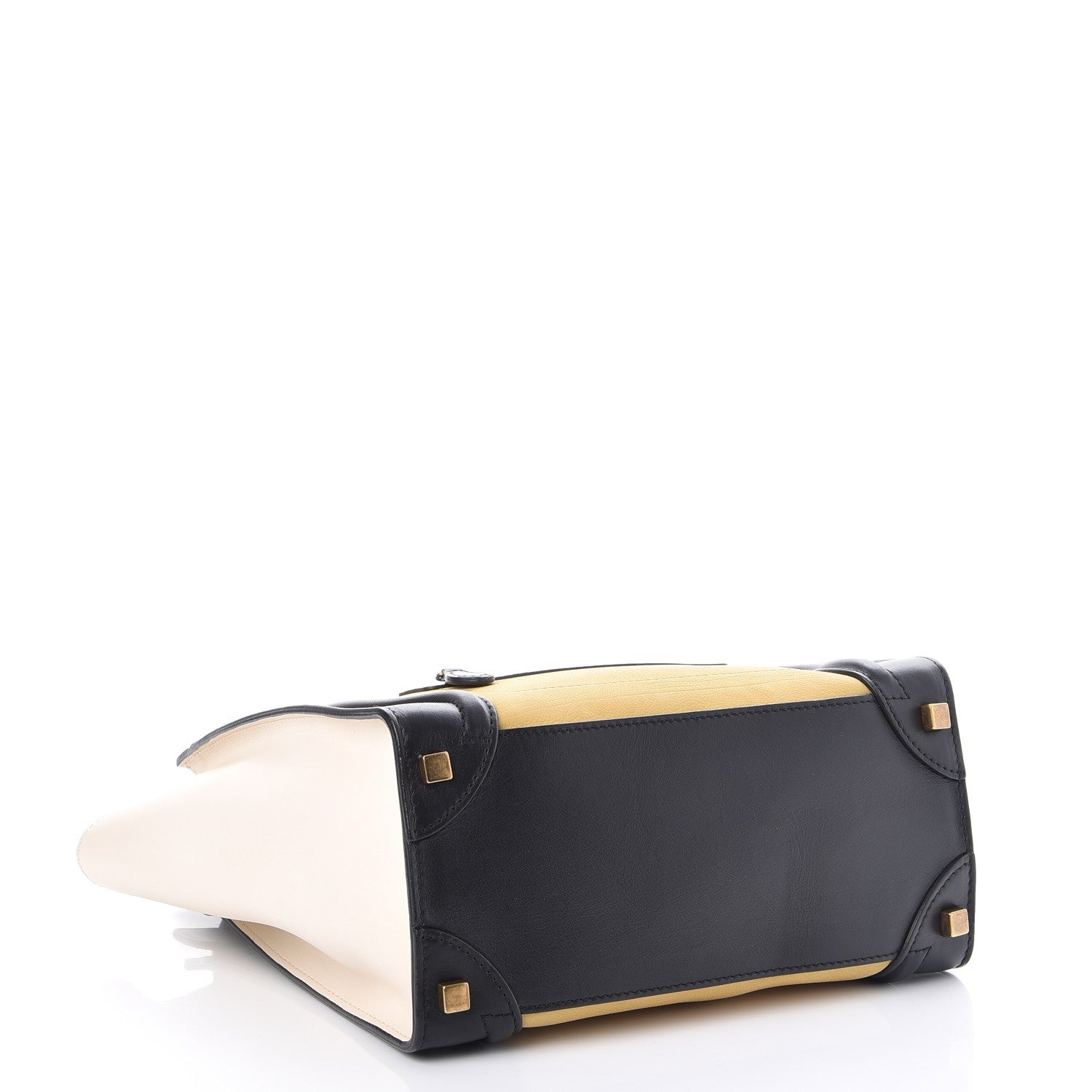 Celine Smooth Velluto Calfskin Micro Tri-Color Luggage Vanilla 4 of 8