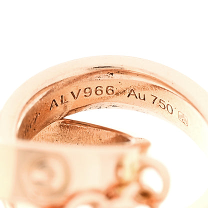 Cartier 18K Rose Gold Interlocking LOVE Bracelet 5 of 6