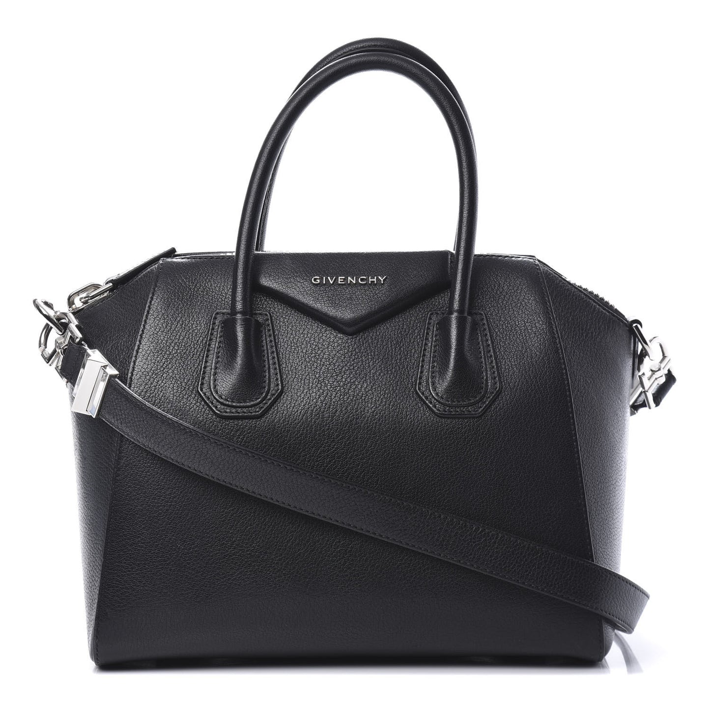 Sugar Goatskin Small Antigona Black