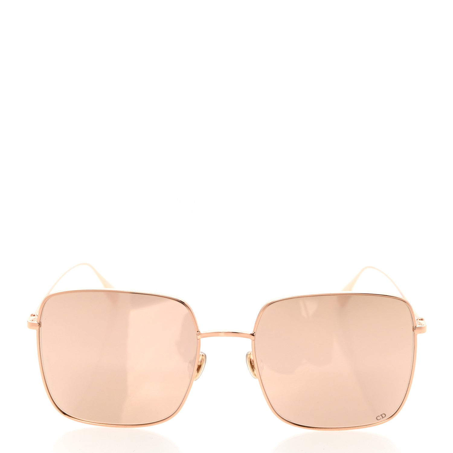 Christian Dior Metal Stellaire 1 Square Sunglasses Rose Gold 2 of 8