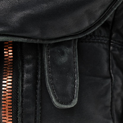 Alexander Wang Lambskin Marti Backpack Washed Black Rose Gold Hardware 10 of 10