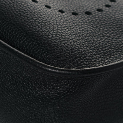 Hermes Taurillon Clemence Evelyne III GM Black 10 of 12