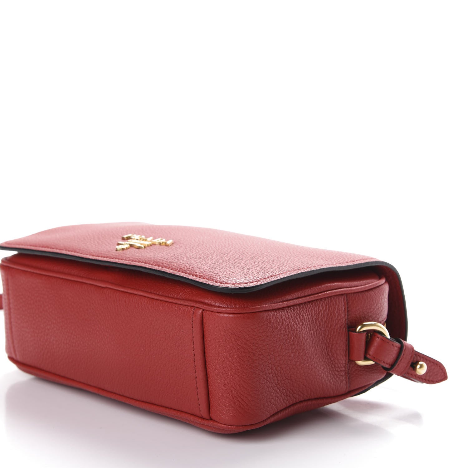 Prada Vitello Phenix Flap Crossbody Rosso 6 of 8