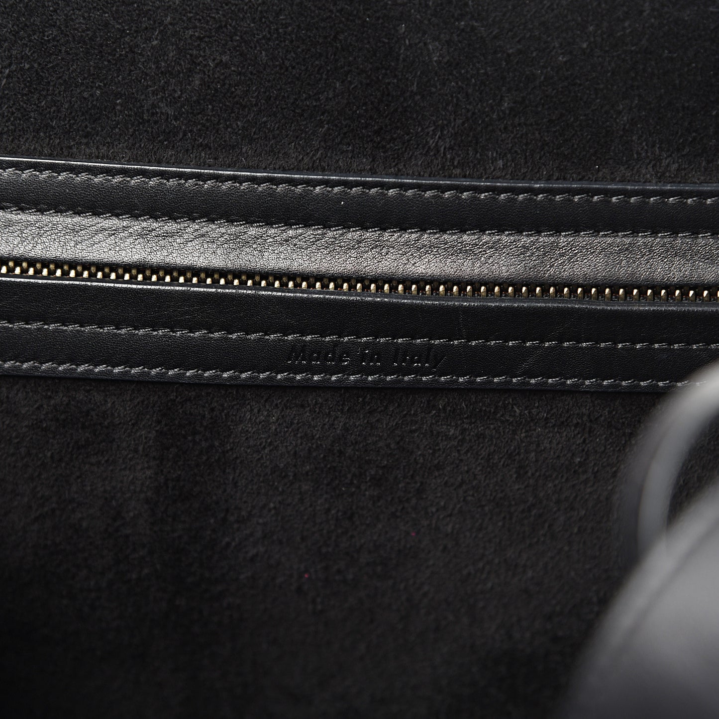 Natural Calfskin Medium Phantom Luggage Black