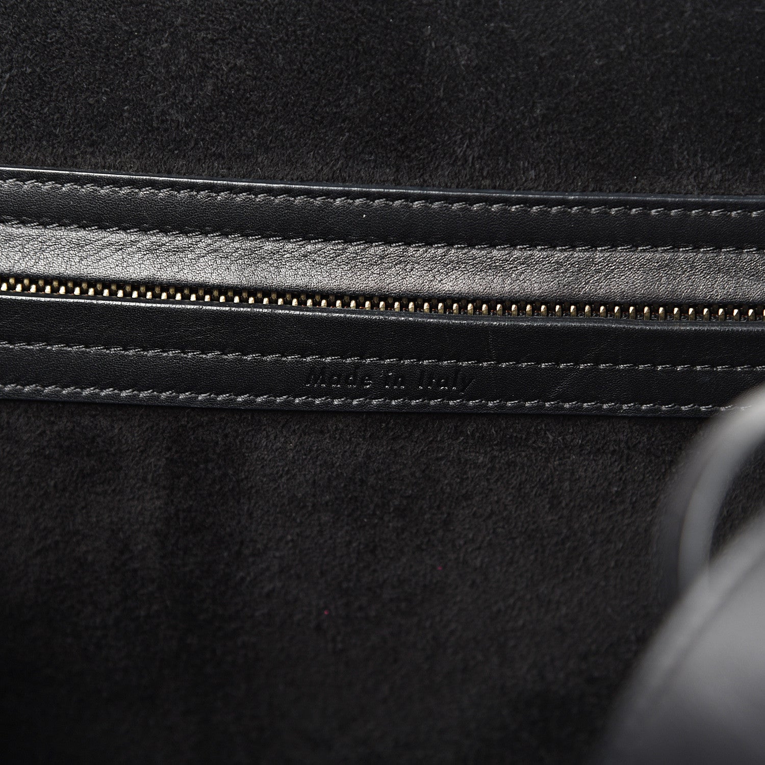 Celine Natural Calfskin Medium Phantom Luggage Black 6 of 15