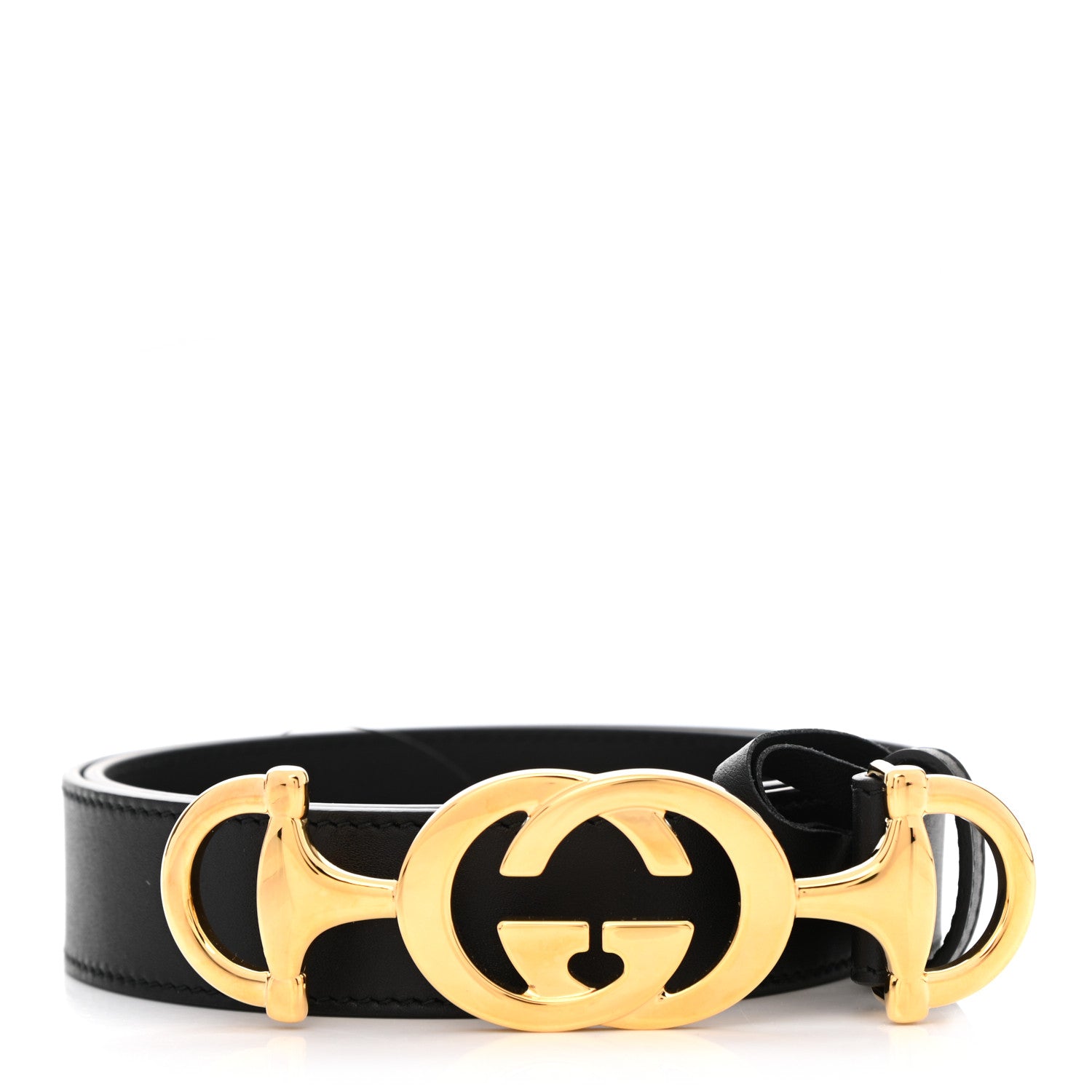 Gucci Calfskin Zumi 30mm Belt 70 28 Black 1 of 5