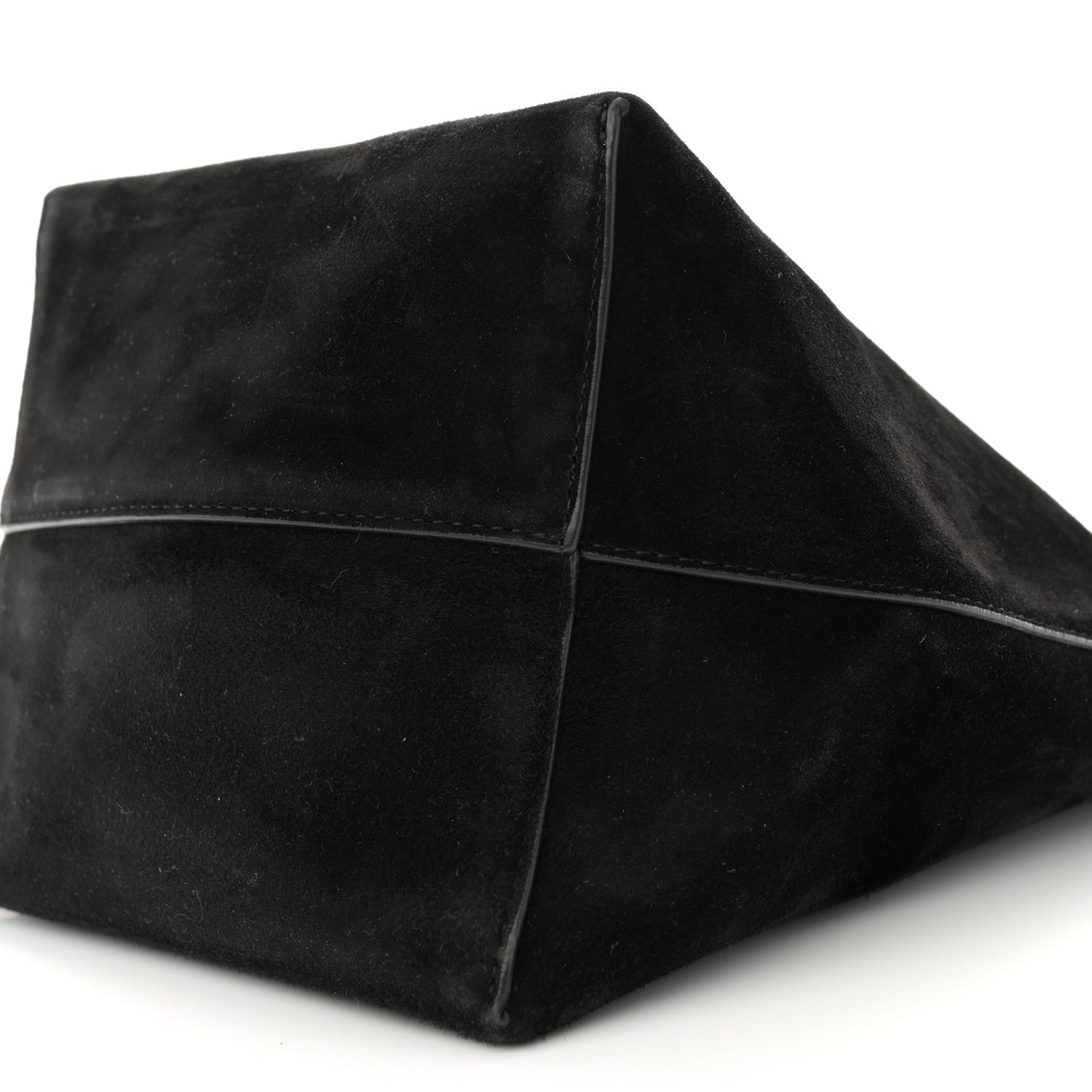 The Row Suede Calfskin Medium N/S Park Tote Black 10 of 12