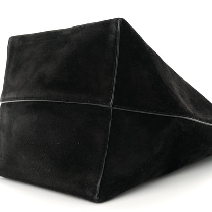 The Row Suede Calfskin Medium N/S Park Tote Black 10 of 12