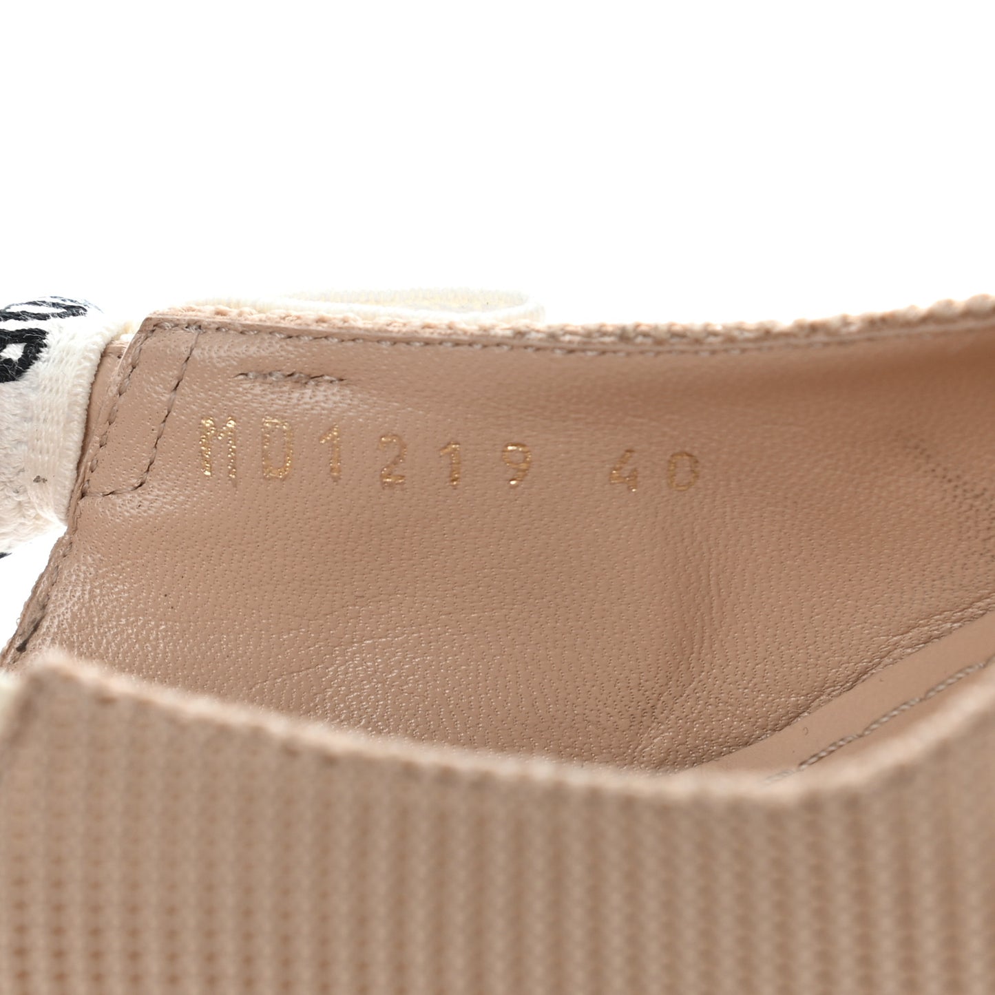 Technical Canvas Ribbon J Adior Slingback 65mm Pumps 40 Powder Nude