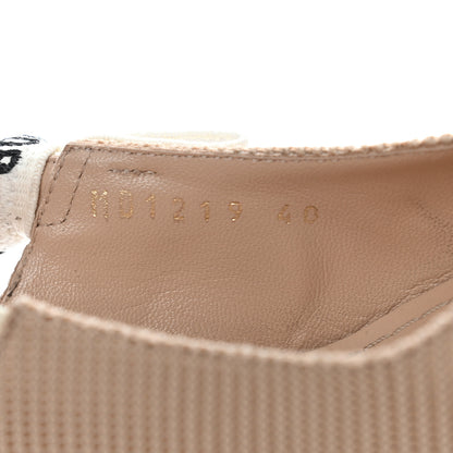 Christian Dior Technical Canvas Ribbon J Adior Slingback 65mm Pumps 40 Powder Nude 5 of 7