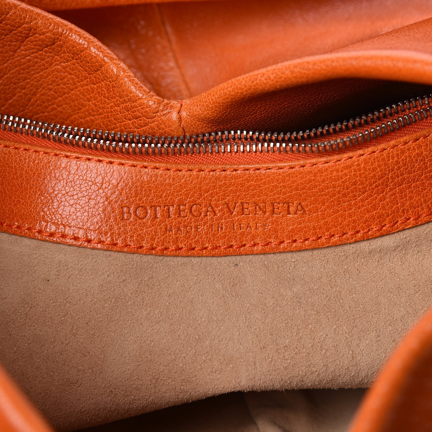 Bottega Veneta Nappa Intrecciato Aquilone Fortune Cookie Hobo Orange 6 of 10