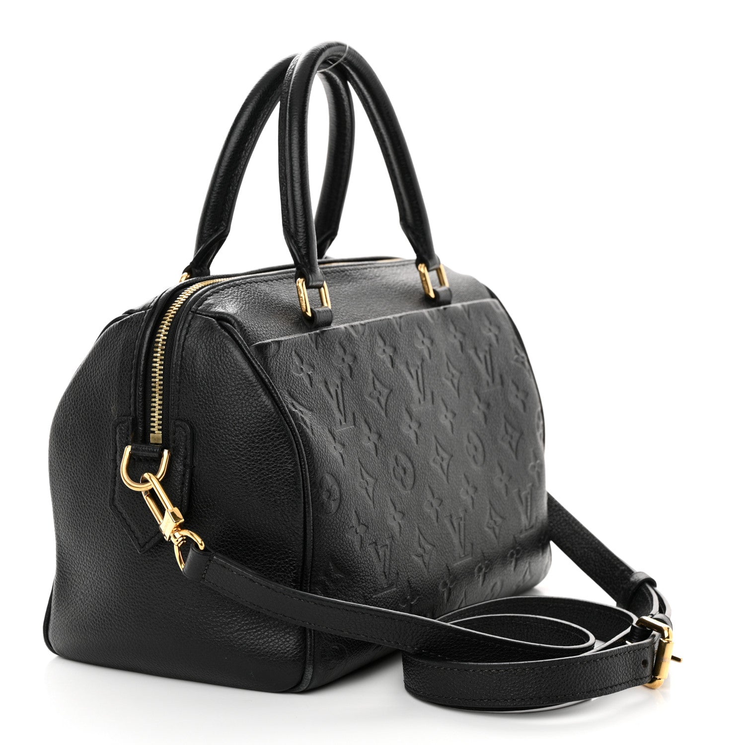 Louis Vuitton Empreinte Speedy Bandouliere 25 NM Black 3 of 12