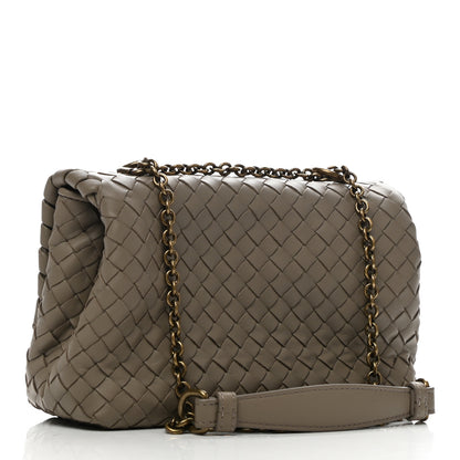 Bottega Veneta Nappa Intrecciato Baby Olimpia Shoulder Bag Mink 2 of 9