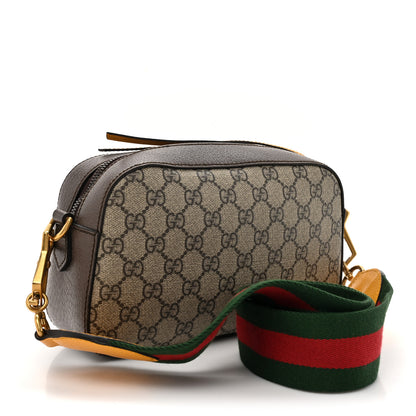 Gucci GG Supreme Monogram Web Neo Vintage Shoulder Bag Beige New Acero Crop 3 of 17