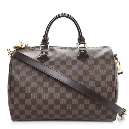 Louis Vuitton Damier Ebene Speedy Bandouliere 30 1 of 16
