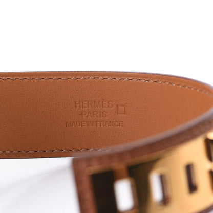 Hermes Matte Alligator Collier de Chien CDC 24 Bracelet T3 Gold 4 of 7