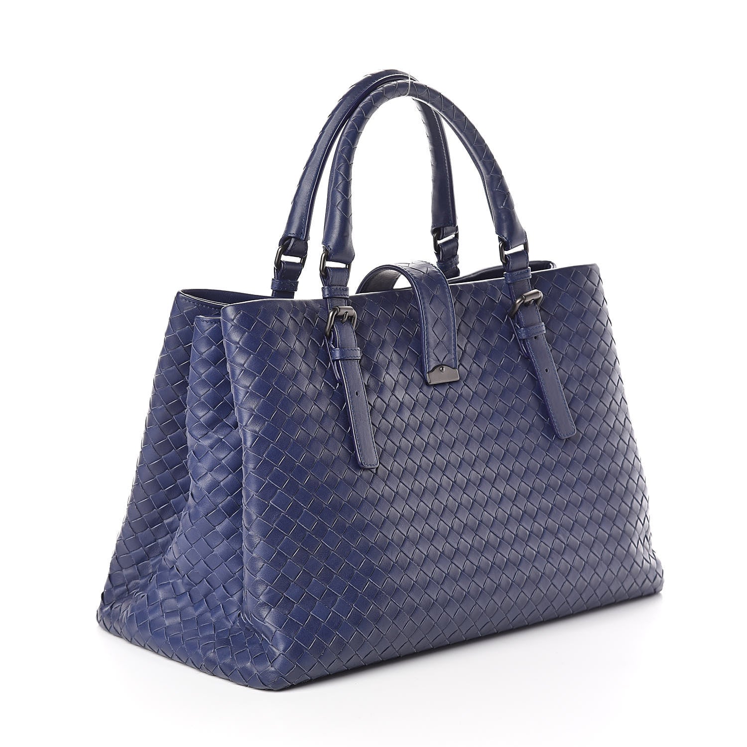 Bottega Veneta Nappa Intrecciato Medium Roma Tote Atlantic 3 of 9