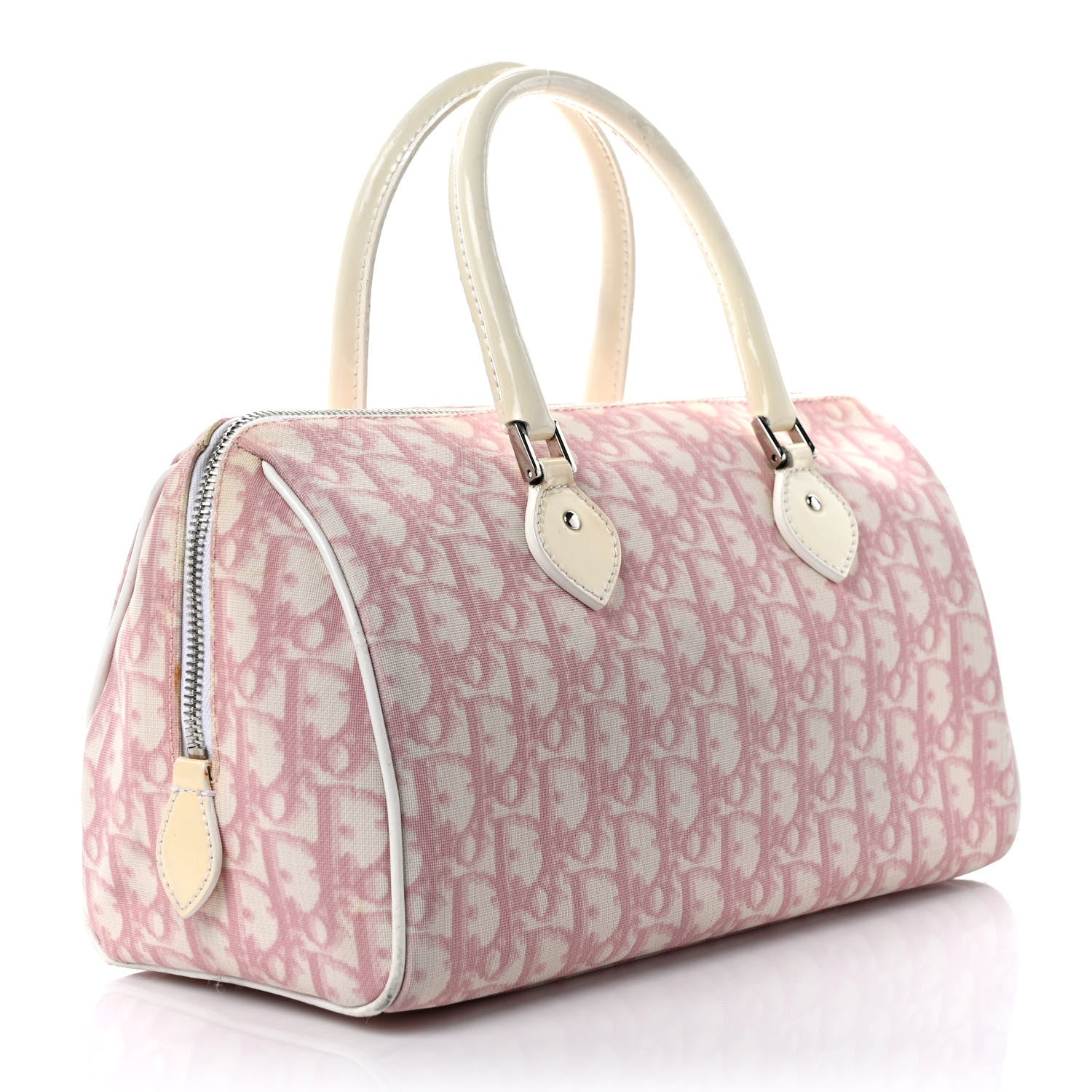 Christian Dior Monogram Girly Boston Pink 3 of 10