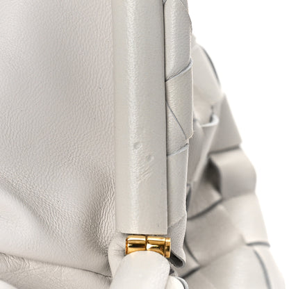 Bottega Veneta Nappa Maxi Intreccio The Pouch Oversized Clutch Chalk 9 of 9