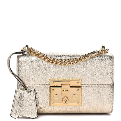 Gucci Galassia Small Padlock Shoulder Bag Platino 1 of 10