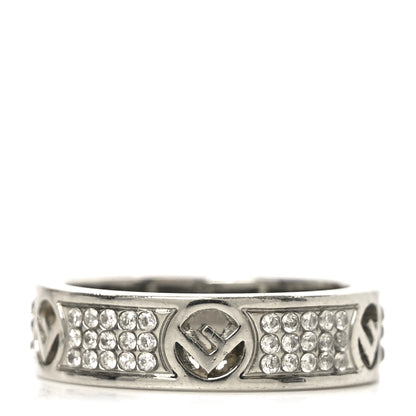 Fendi Metal Crystal F is Fendi Ring L Silver 1 of 4