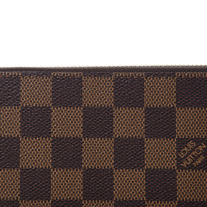 Louis Vuitton Damier Ebene Clemence Wallet Cherry 9 of 10