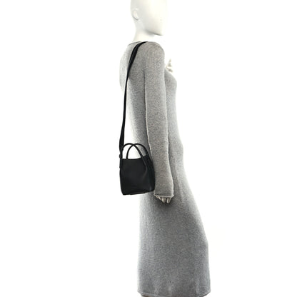 Loro Piana Grained Calfskin Micro Bale Bag Black 2 of 9